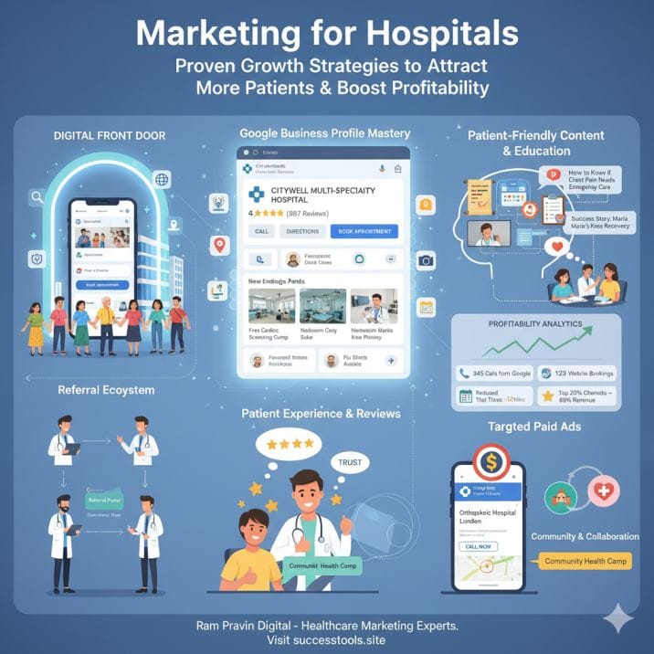 Marketing for Hospitals – Proven Growth Strategies to Attract More Patients & Boost Profitability